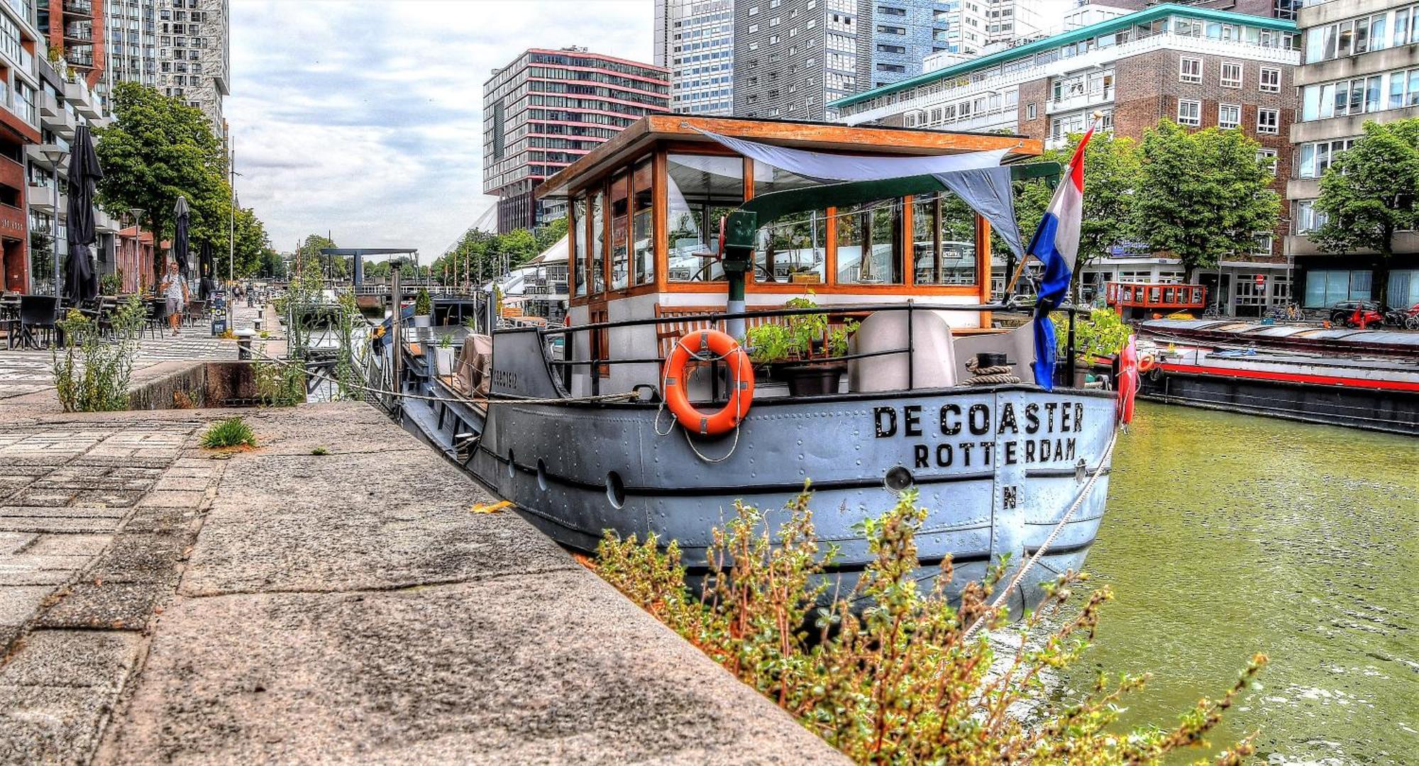 Hotel De Coaster & Aquarium Ponton Rotterdam Esterno foto